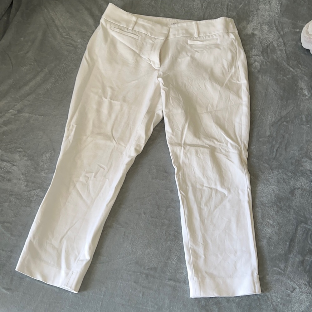 Loft cropped stretchy pants